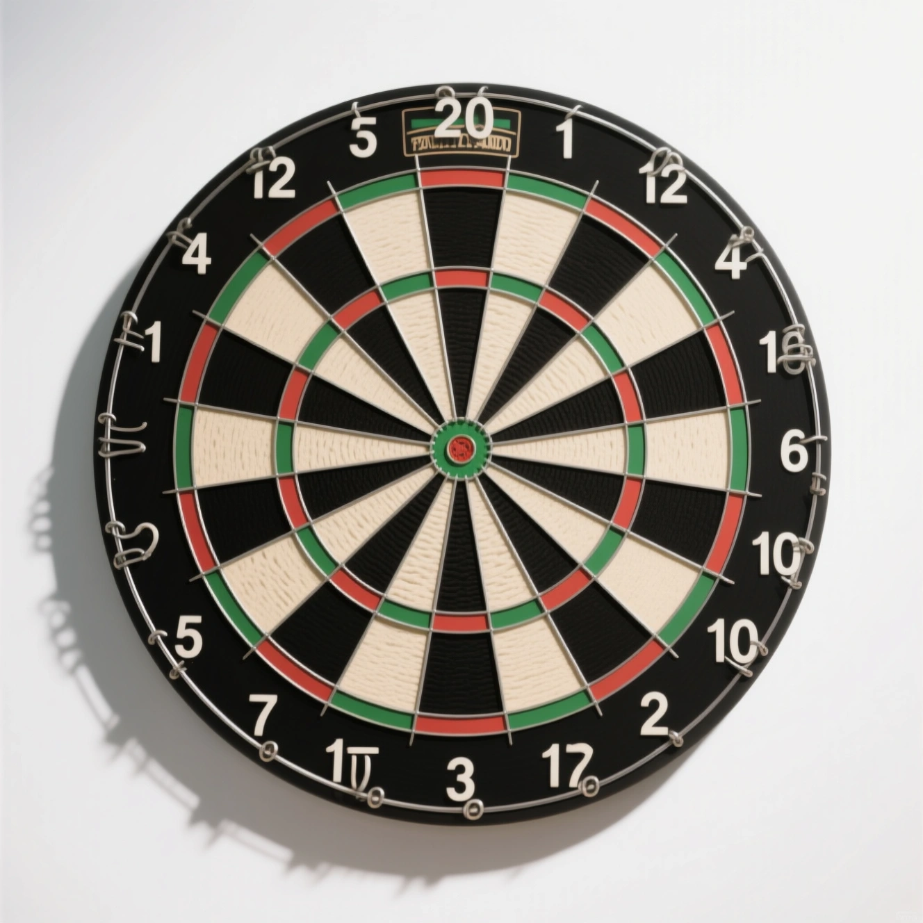 Klassische Darts-Scheibe mit Nummerierung