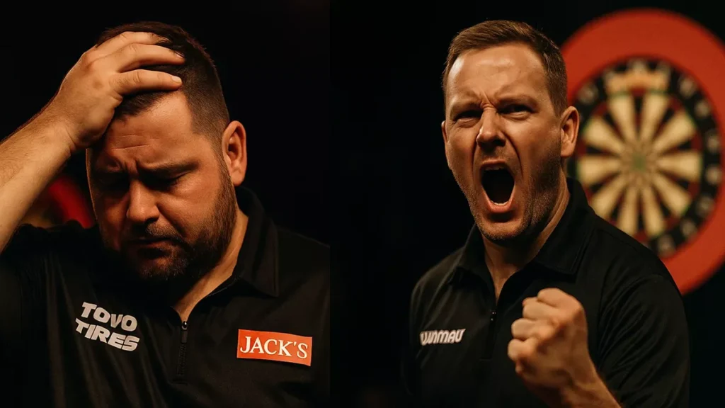 Psychologische Momente beim Darts - Emotionen der Spieler zwischen Frustration und Erfolg