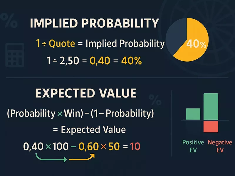 Value-Betting Formeln erklärt - Implied Probability und Expected Value mit Beispielrechnungen